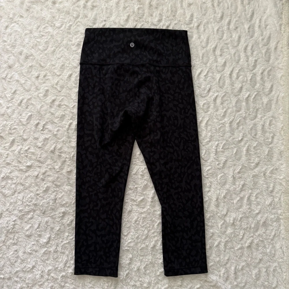Lululemon Align Pant High-Rise Leggings Intertwined Camo Deep Coal Multi